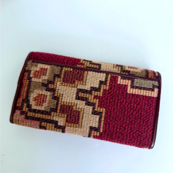 Patricia Nash Peruvian Tapestry Terresa Wallet Boho Southwestern Hippie Kilim - Picture 5 of 5